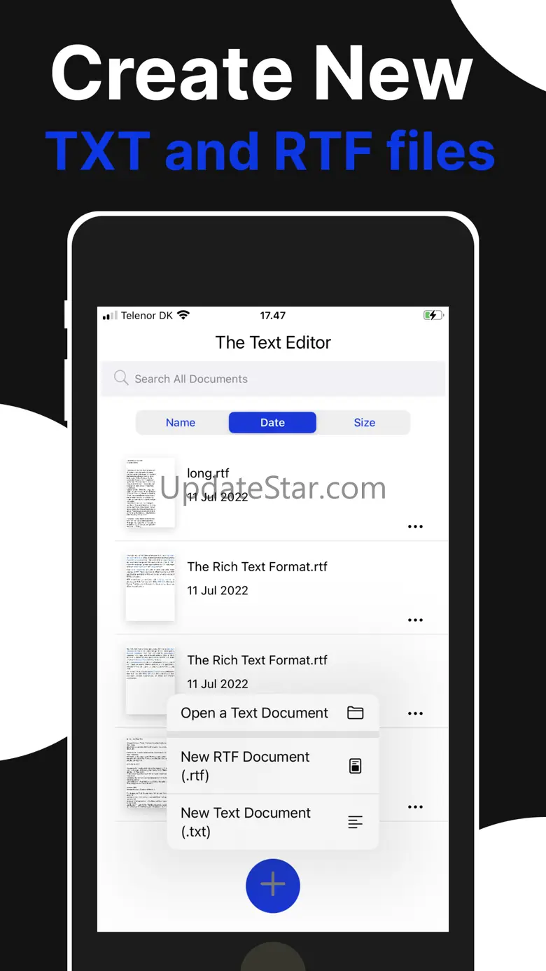 Text Editor - .rtf & .txt 1.0.37