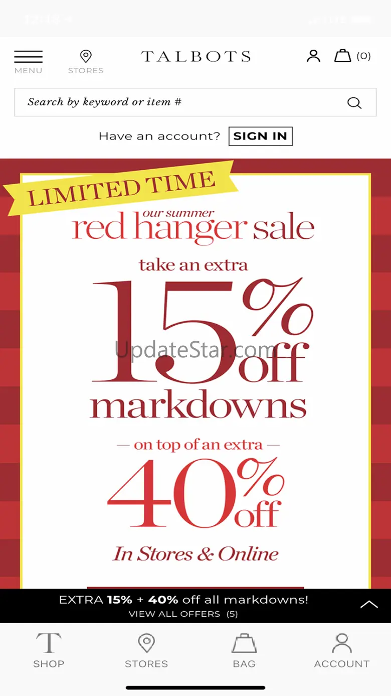 Talbots: Women's Clothing 1.3.1