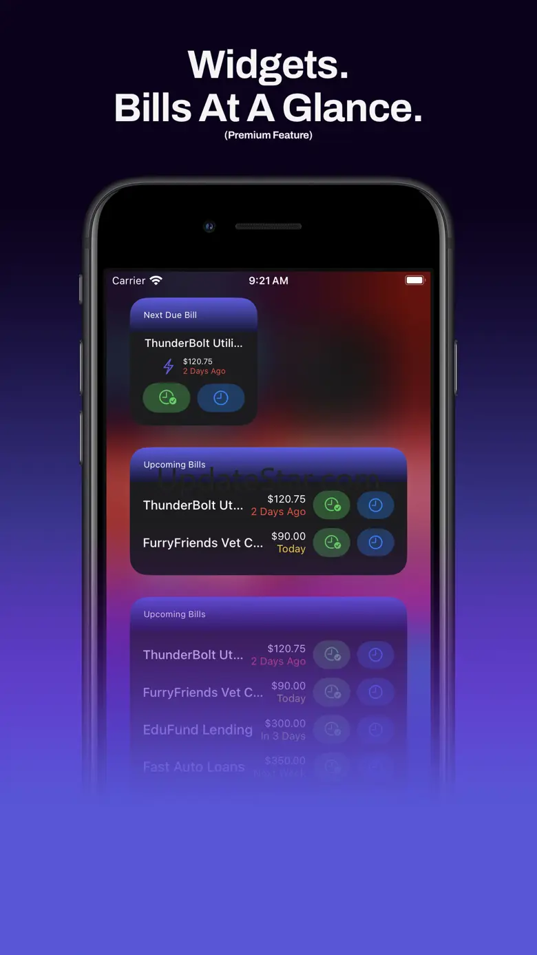 What's Due: Bill Tracker 2.1