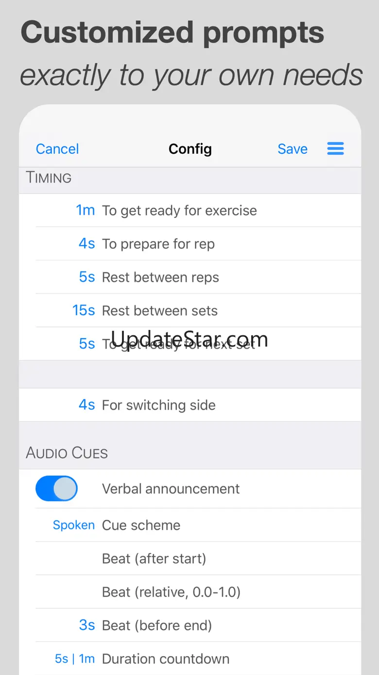 PT Timer: Stretch & Exercise 3.3.17