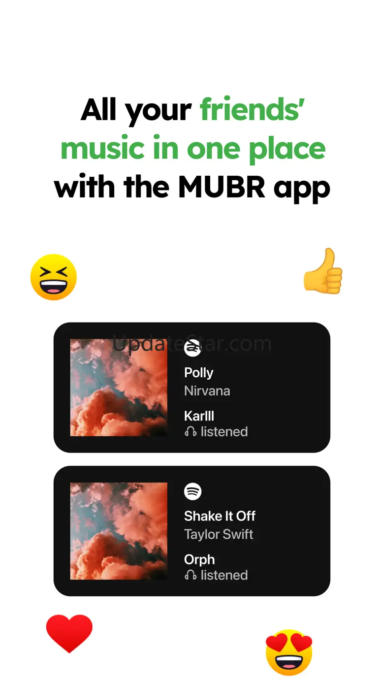 MUBR - see what friends listen 1.4.3