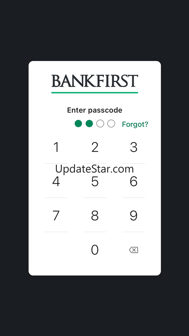 BankFirst 3.12.0