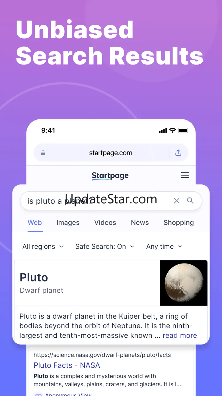 Startpage - Private Browser 127.0.4