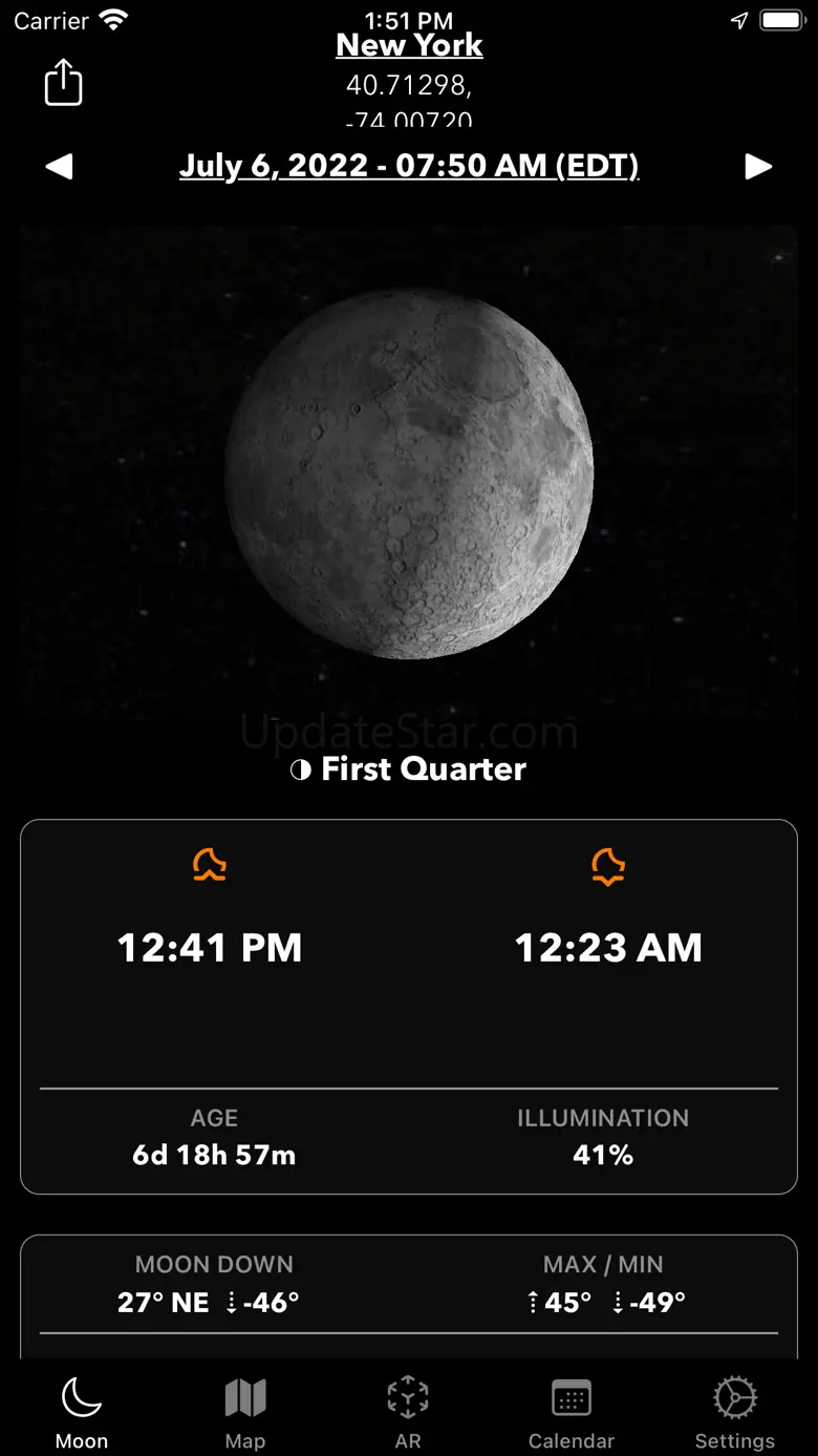 Moon Tracker 5.6