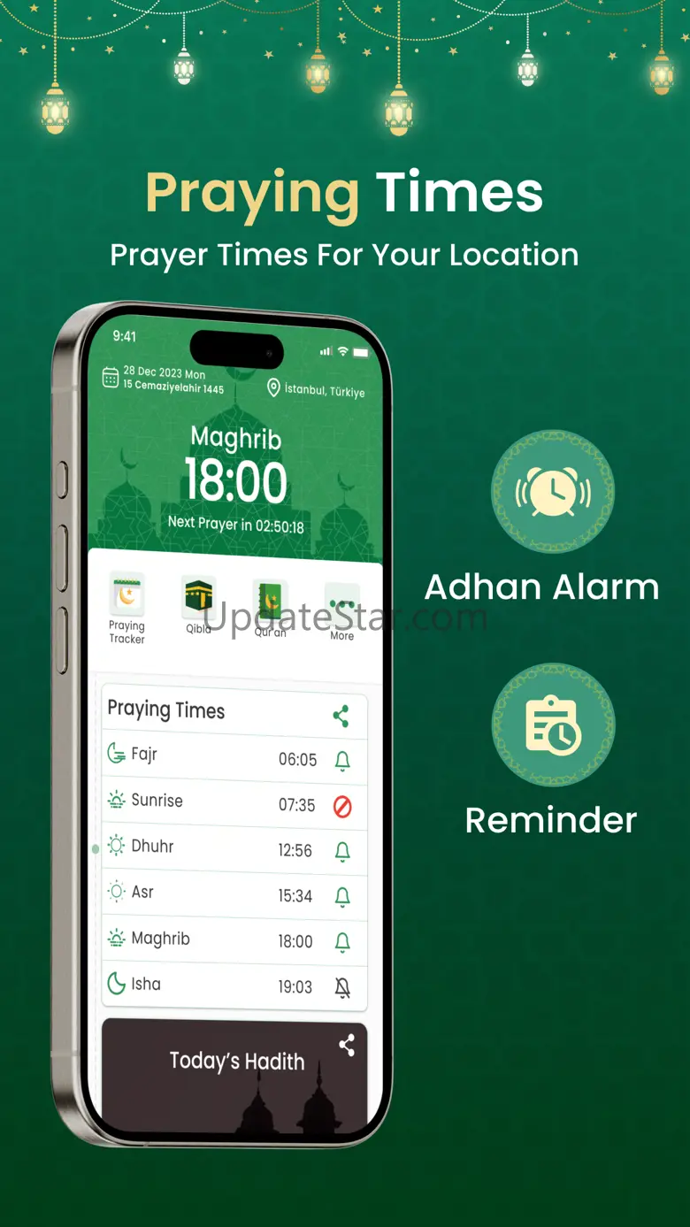 Muslim: Qibla, Azan, Hajj 1.7