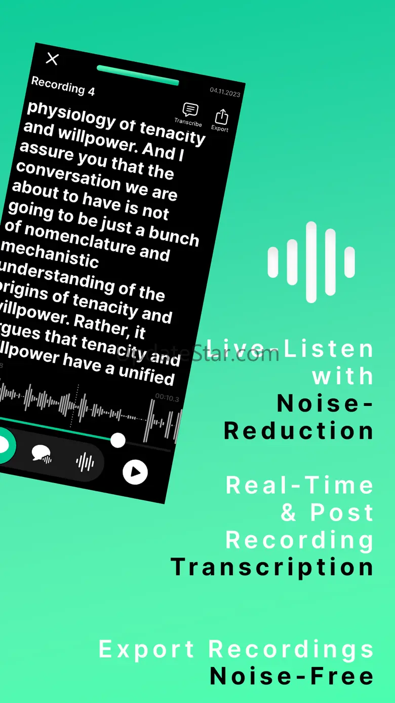 clir Voice AI Transcription 2.1