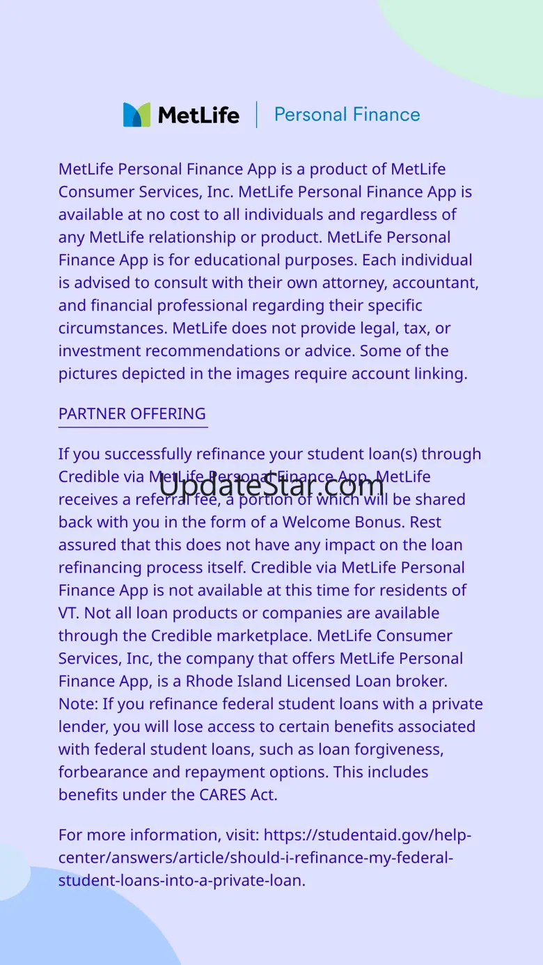 MetLife Personal Finance App 5.1.0