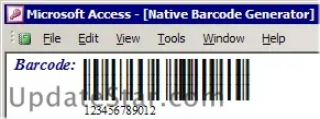 Barcode Generator for Microsoft Access 2023