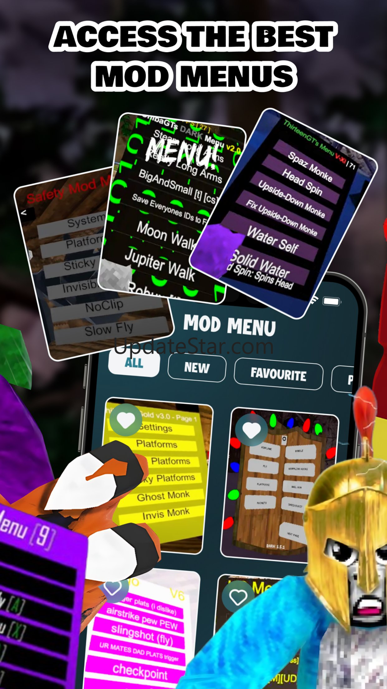 Gorilla Tag: Mods Menu, Skins 2.0
