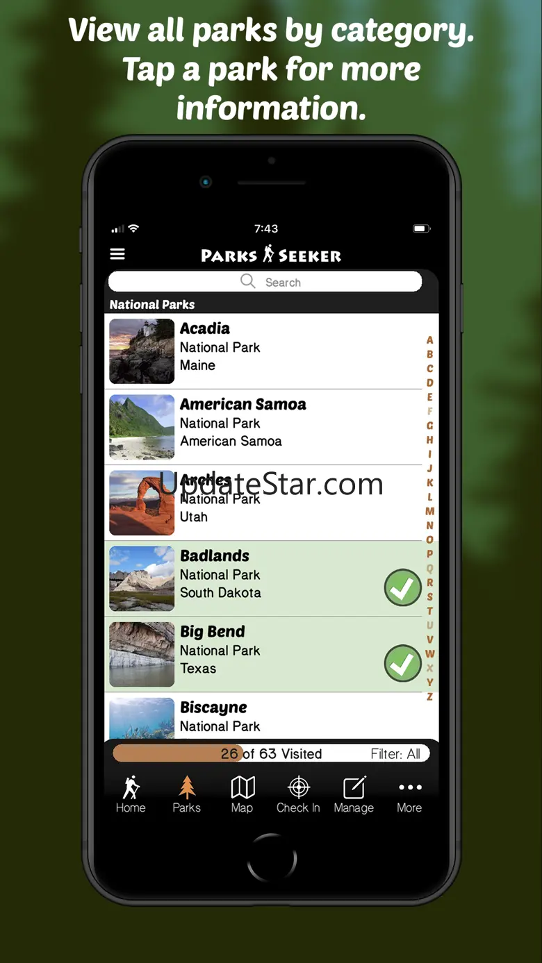 Parks Seeker 4.7