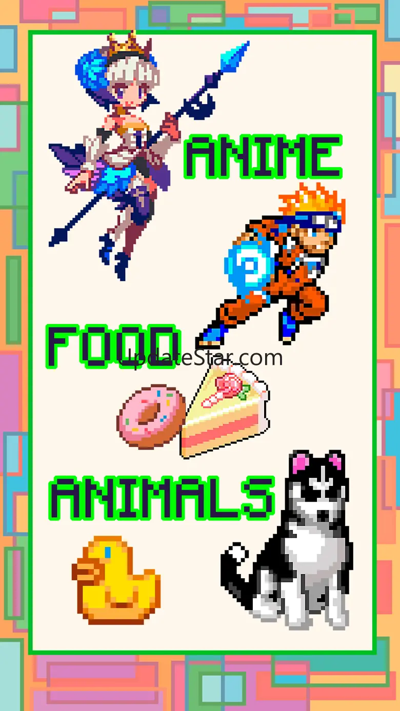 Pixel Art Anime Coloring 1.5