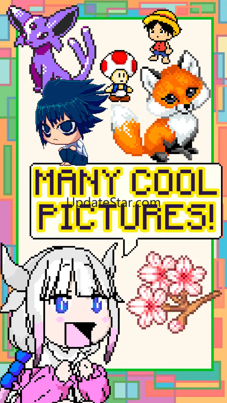 Pixel Art Anime Coloring 1.5