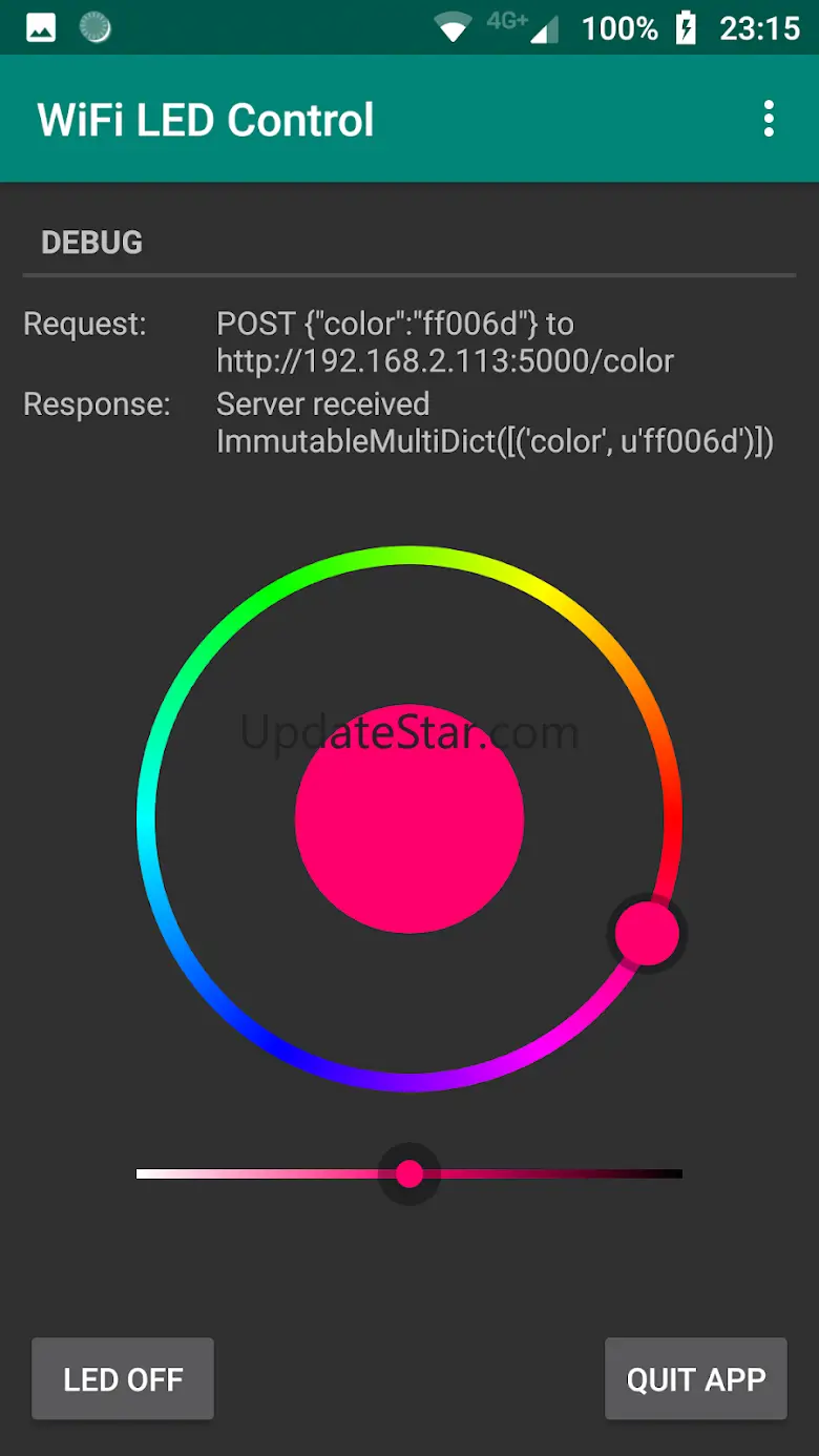 WiFi LED control 1.0