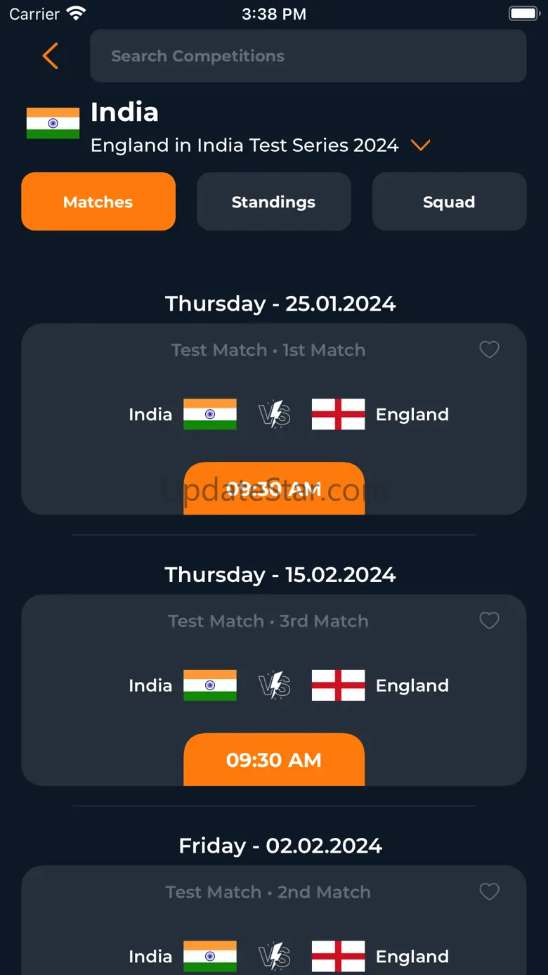 Live Cricket TV HD Streamings 10.0
