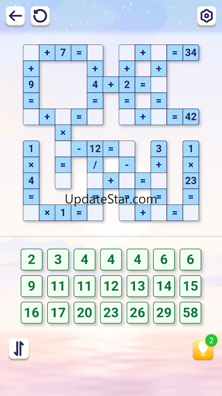 Math Crossword - number puzzle 1.9.0