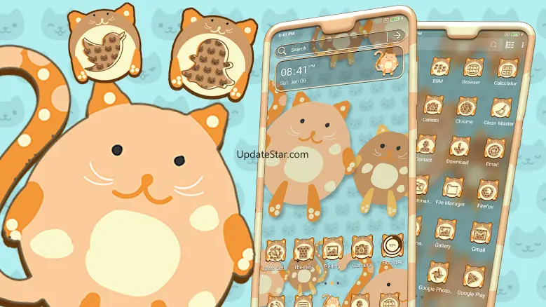Cartoon Kitten Launcher Theme 3.0
