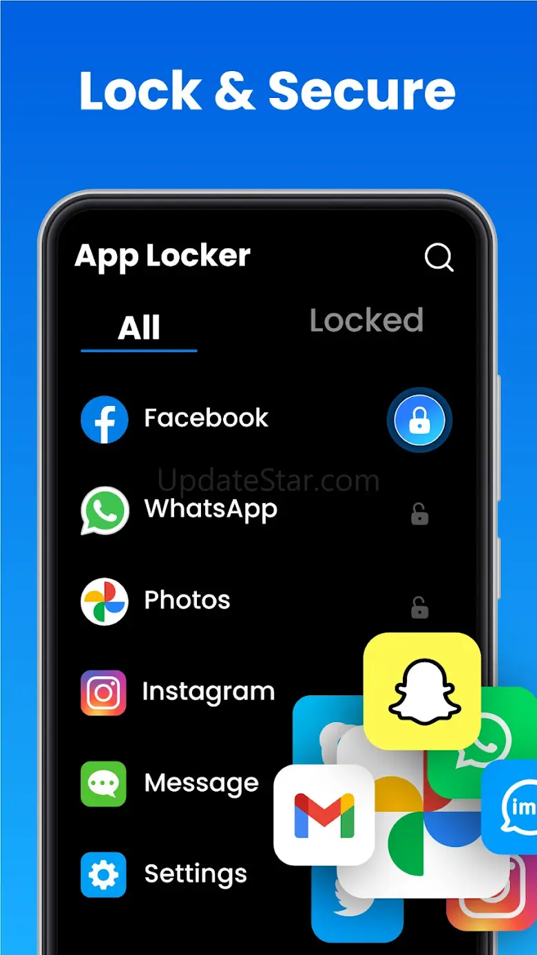 AppLock: Lock apps Fingerprint 9399