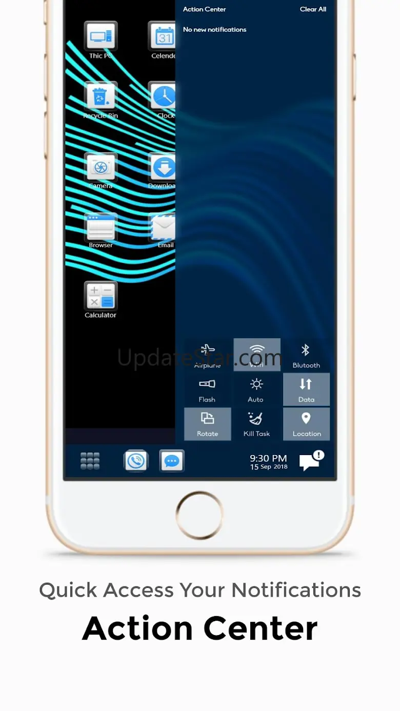 Aqua Blue for Computer Launche 1.0