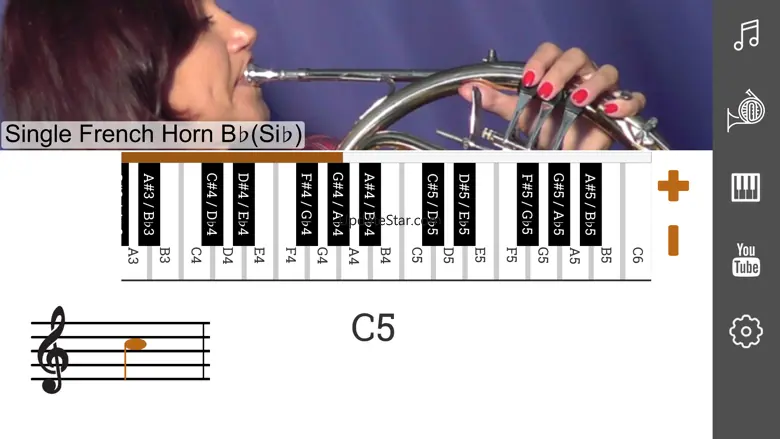 2D French Horn Fingering Chart 1.0.9