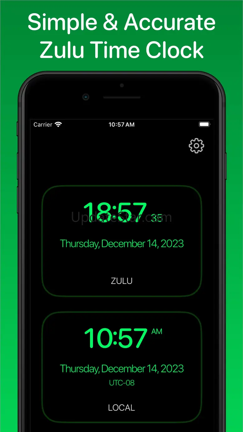 Zulu Time Now - UTC GMT Clock 1.6