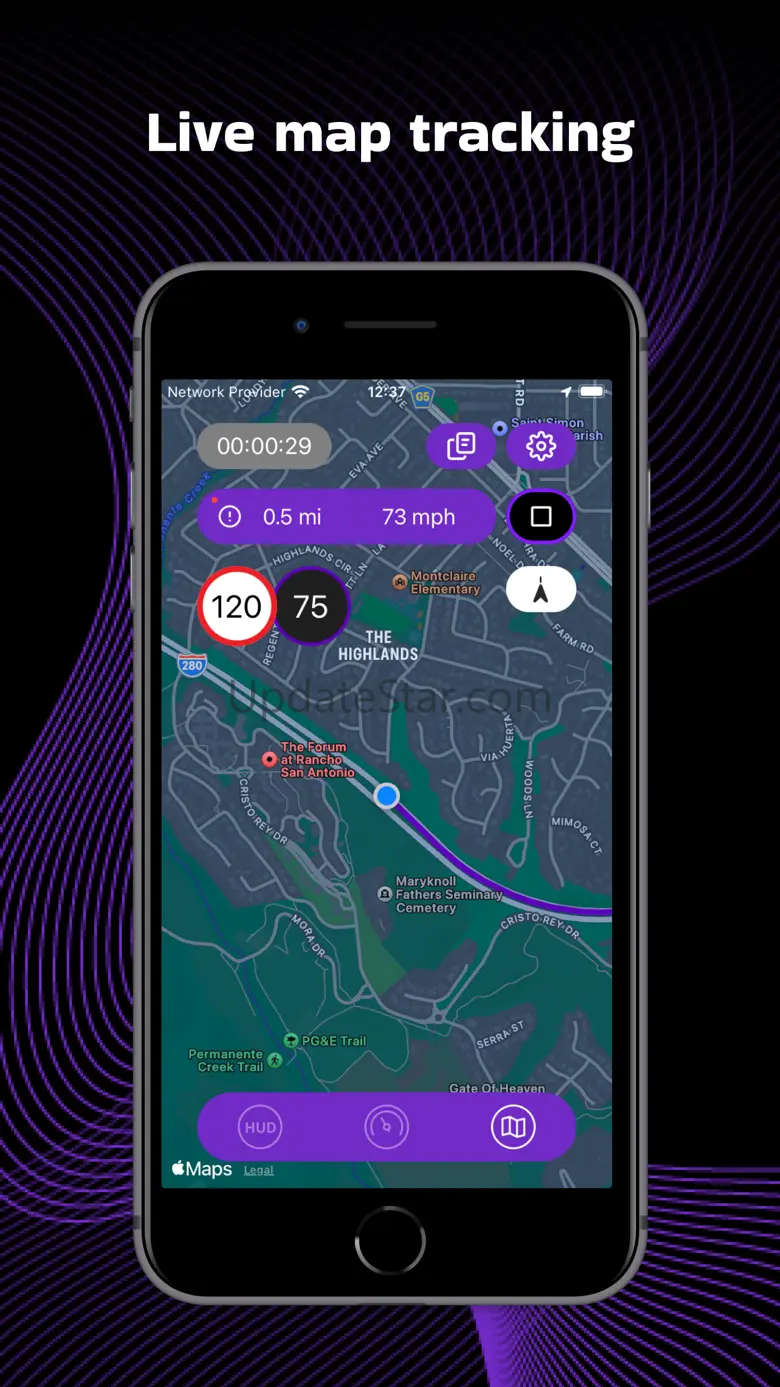 GPS Speedometer・Miles per hour 1.1.0