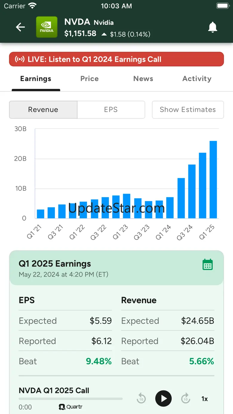Earnings Hub and Calendar 1.0.53
