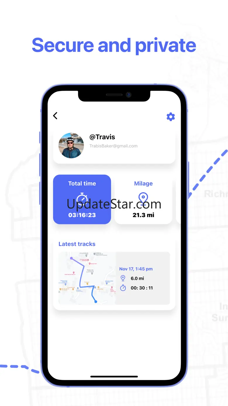 Hiking, Running, Bike tracker 3.1