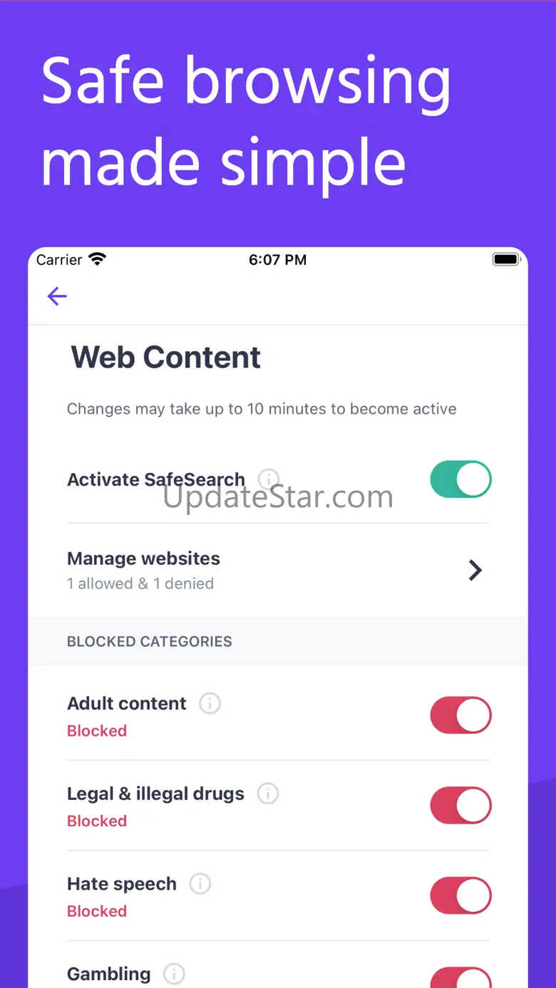 Screen time control - Ohana 3.25.0