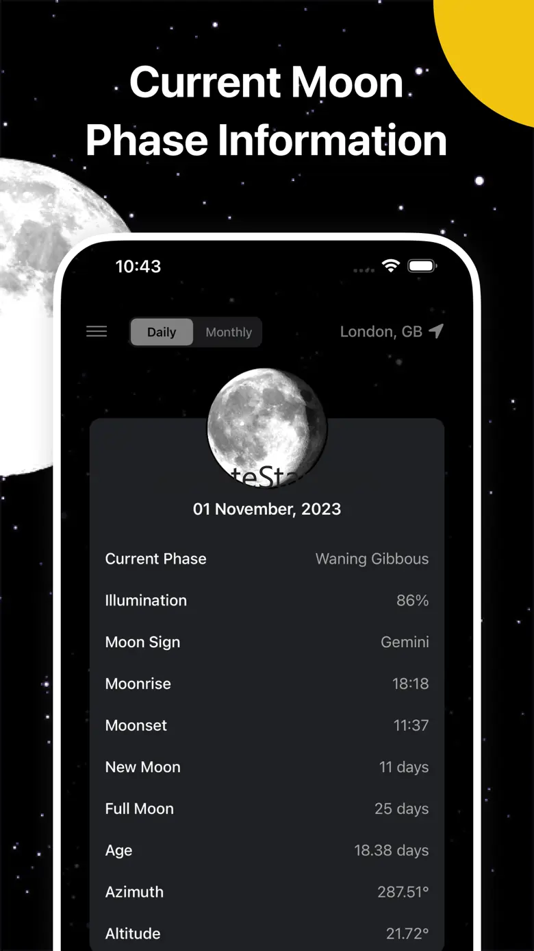 Moon Phase: Lunar Calendar 1.1.5