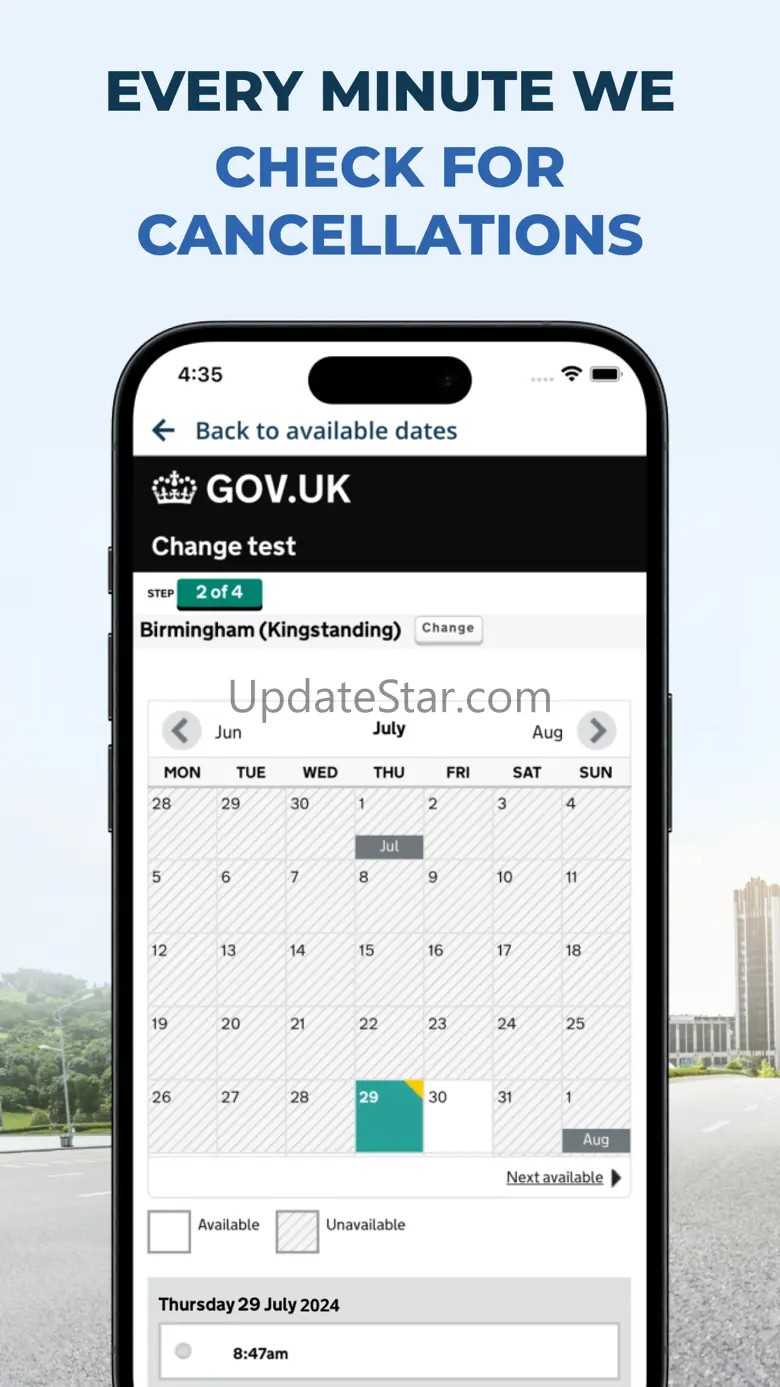 Driving Test Cancellations UK 2.1.7