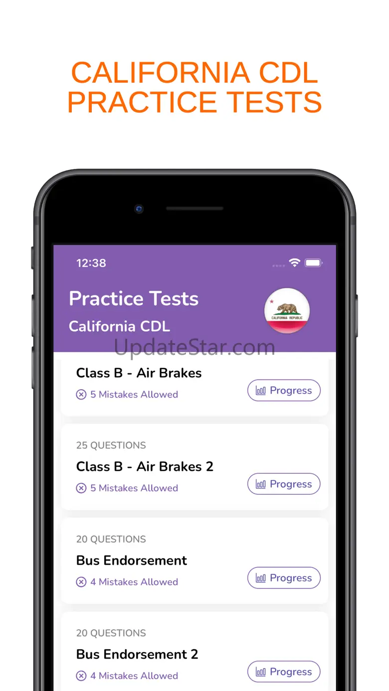 California CA CDL Permit Test 3.0