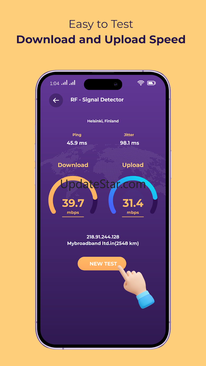RF Signal Tracker & Detector 1.58