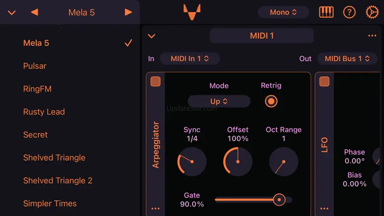 Mela 5 – AUv3: Synth, FX, MIDI 5.4