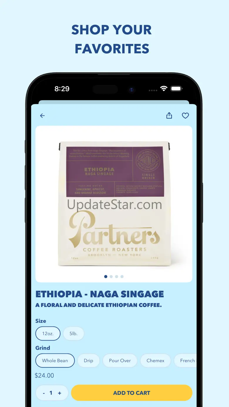 Partners Coffee: Order & Track 1.2