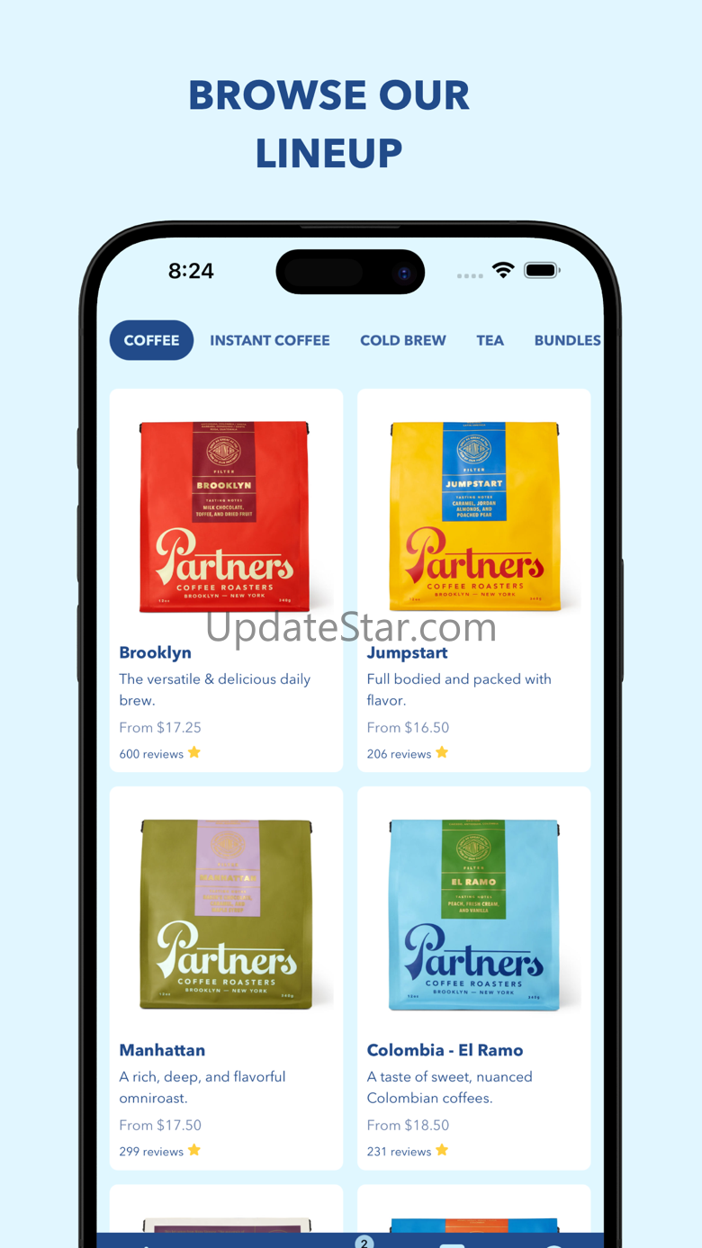 Partners Coffee: Order & Track 1.2