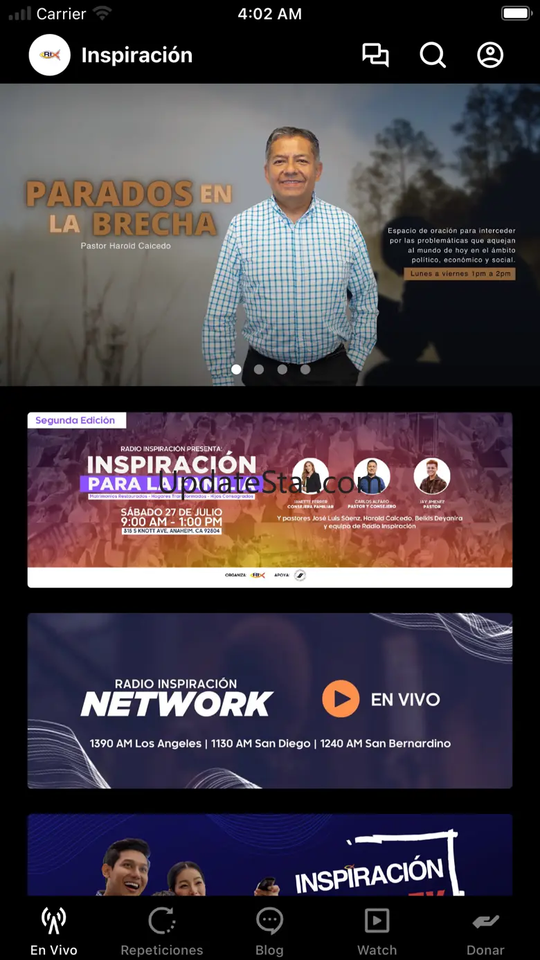 Radio Inspiracion AM 6.10.14