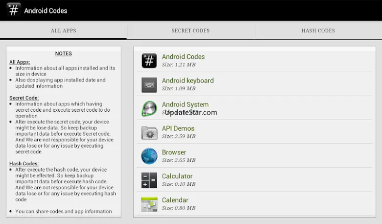 SECRET CODES && HASH CODES 1.0