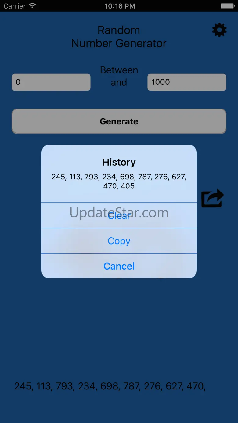 The Random Number Generator 9.9