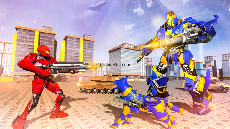 US Police Dog Robot Games 6.1