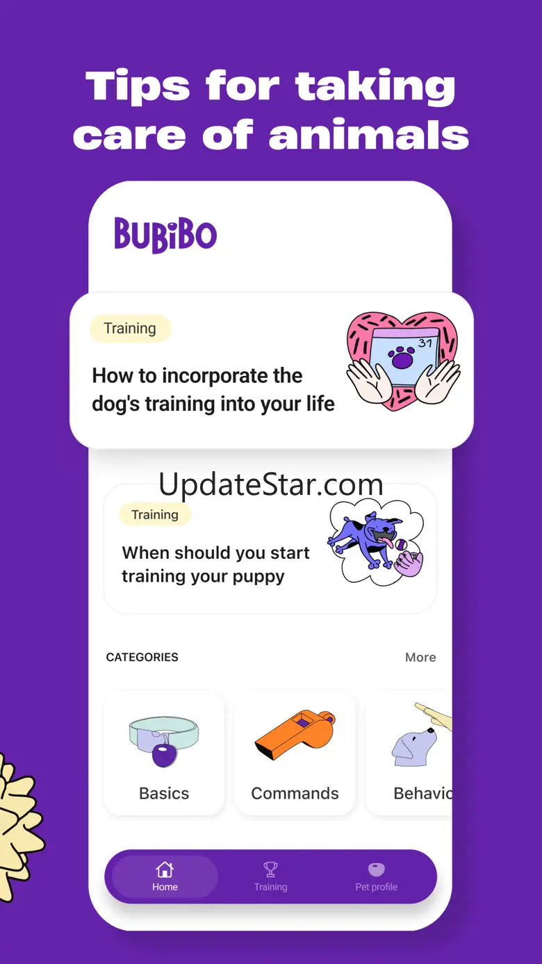Bubibo: care and training 1.3.1