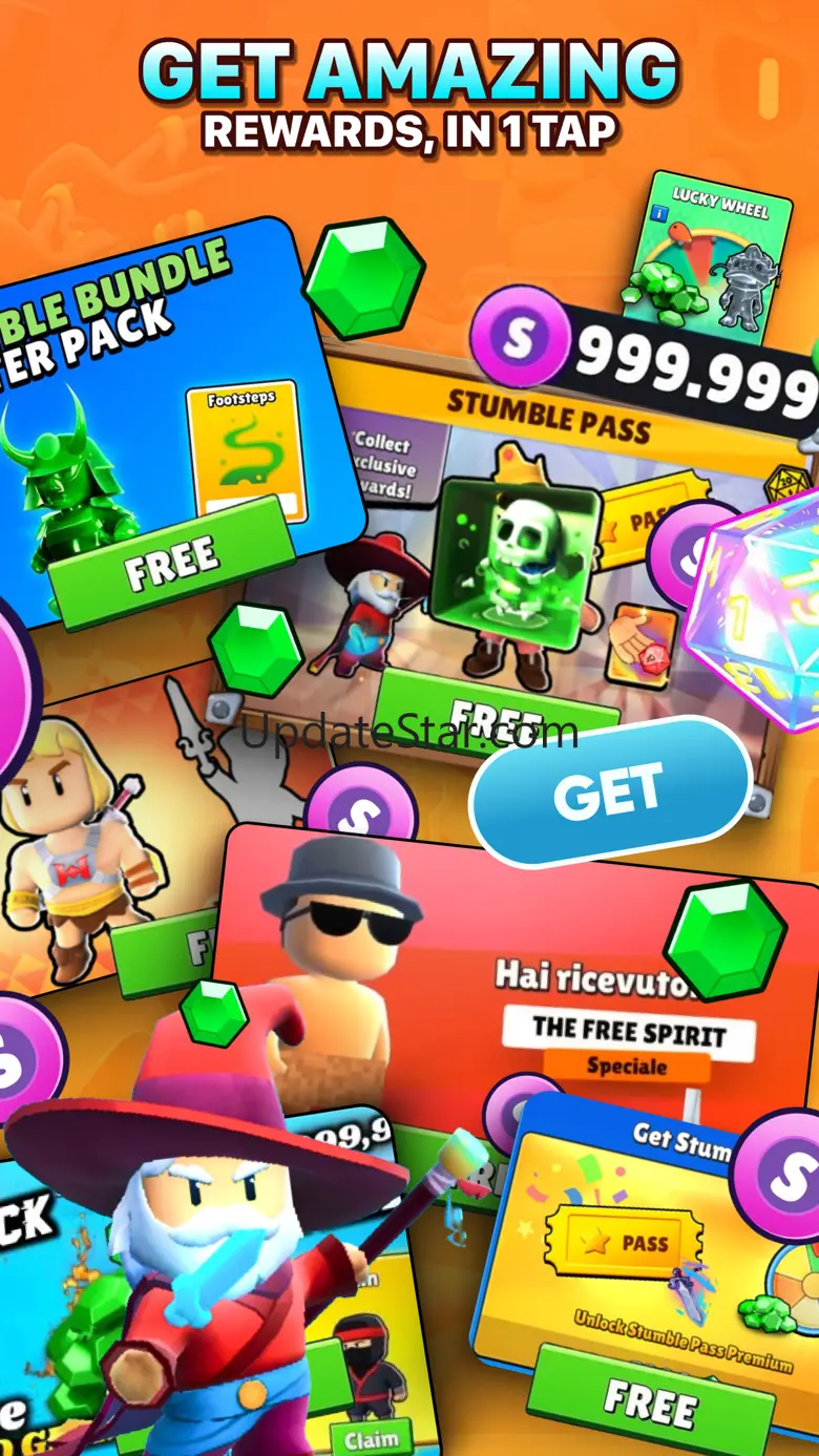 Mods, Codes for Stumble Guys 2.1