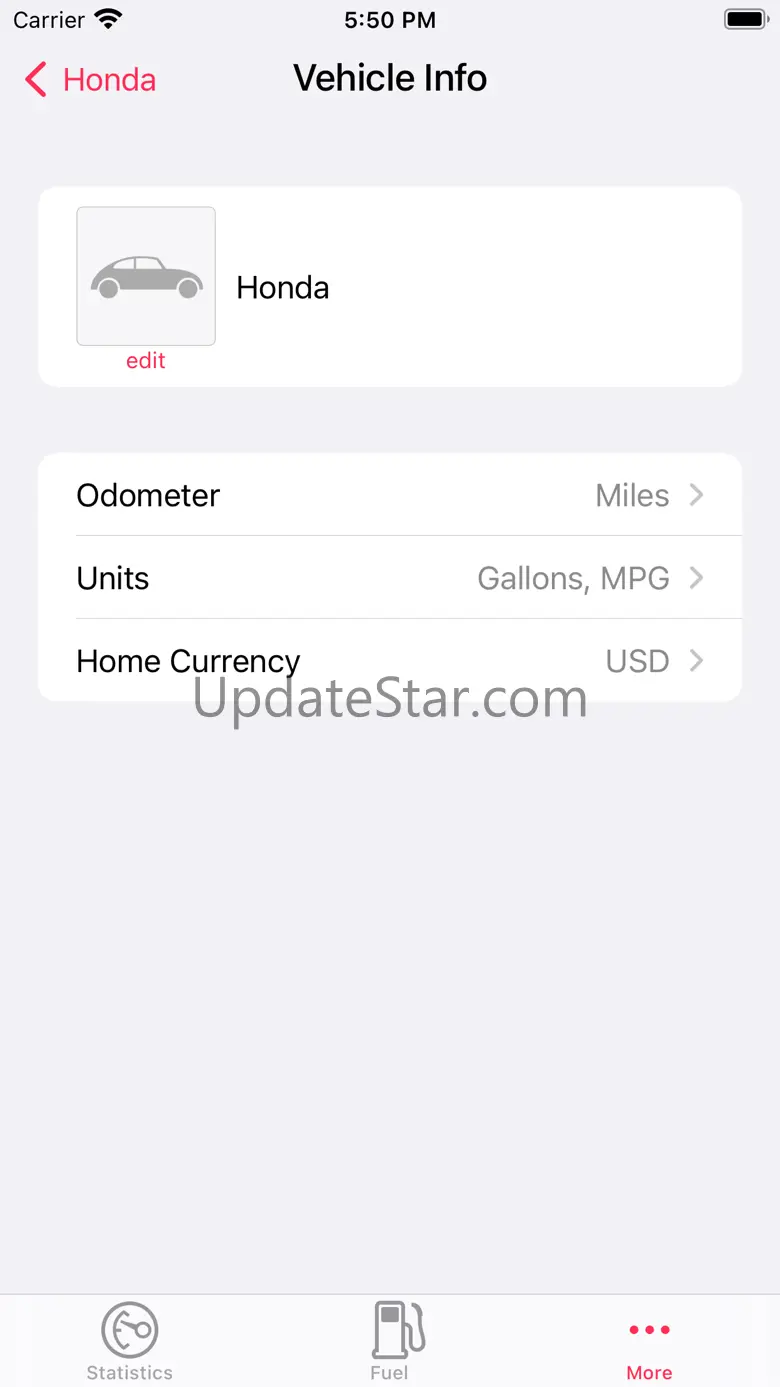 Road Trip MPG Lite 17.8