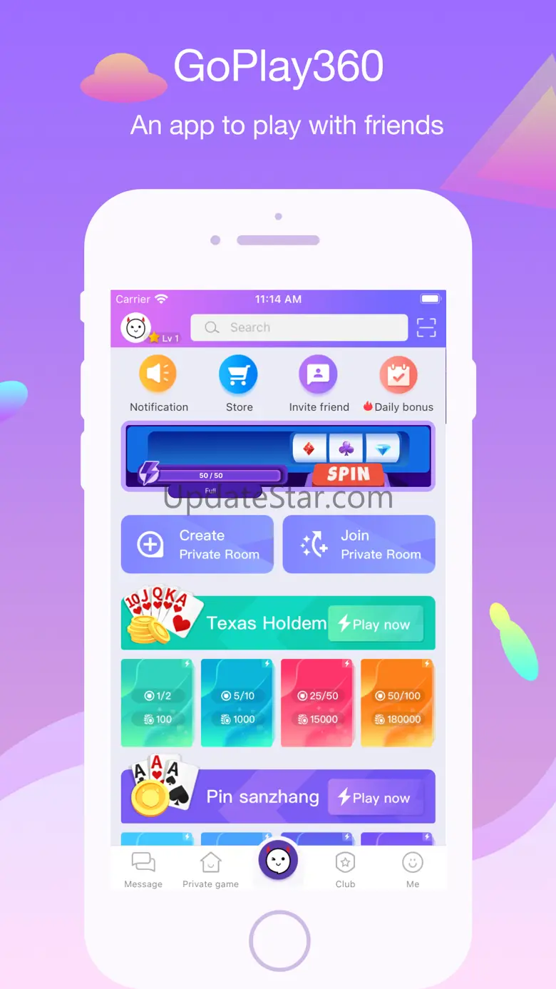 GoPlay360 - Poker with friends 2.7.9