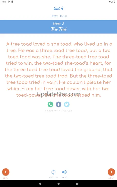 Tongue Twisters English