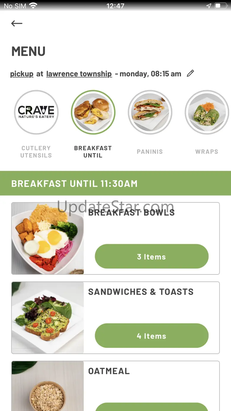 Crave Natures Eatery 1.0.4