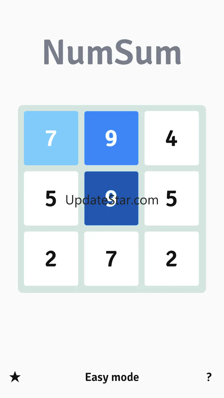 NumSum – A Relaxing Math Game 1.1