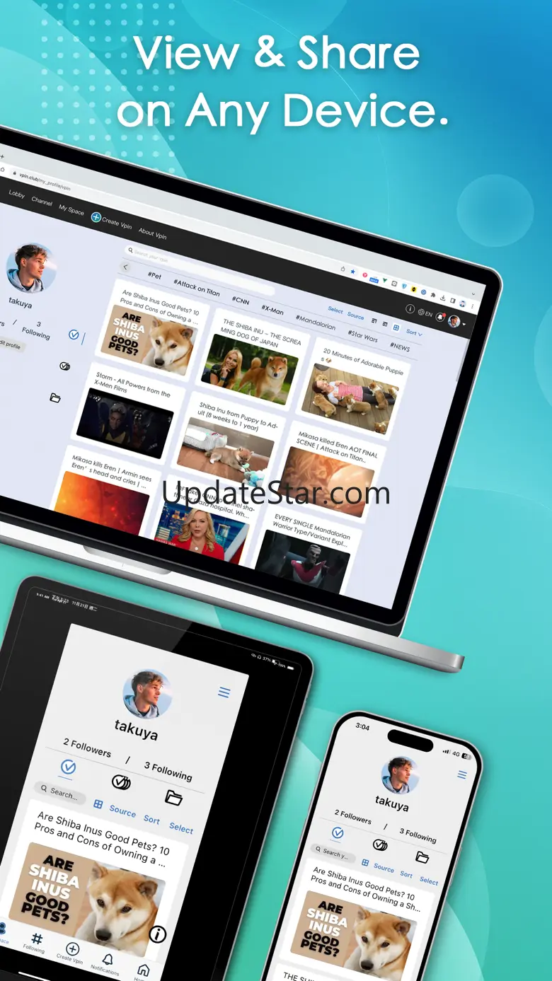 Vpin: Save, Tag & Share videos 1.36.7