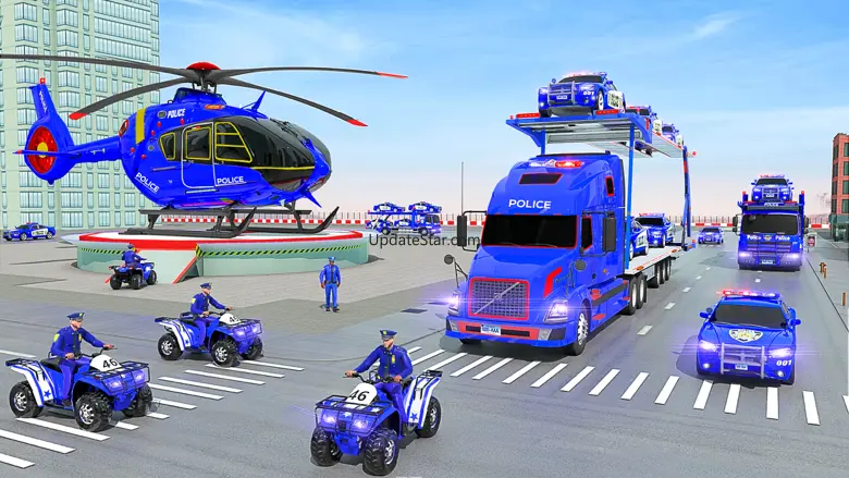Police Cop Car Transport Truck 1.4.36