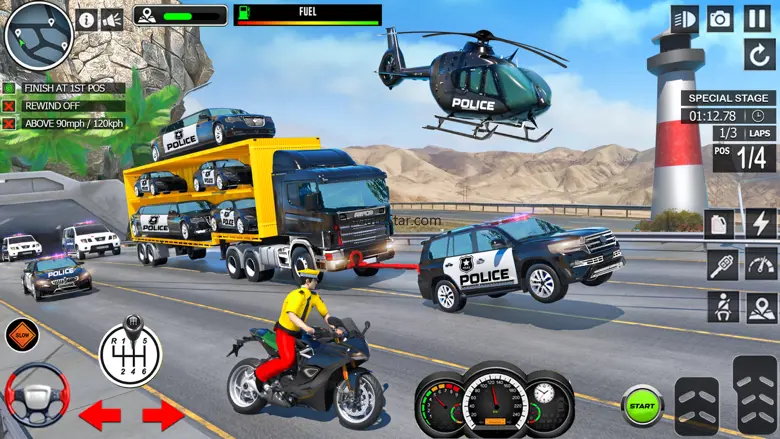 Police Cop Car Transport Truck 1.4.36