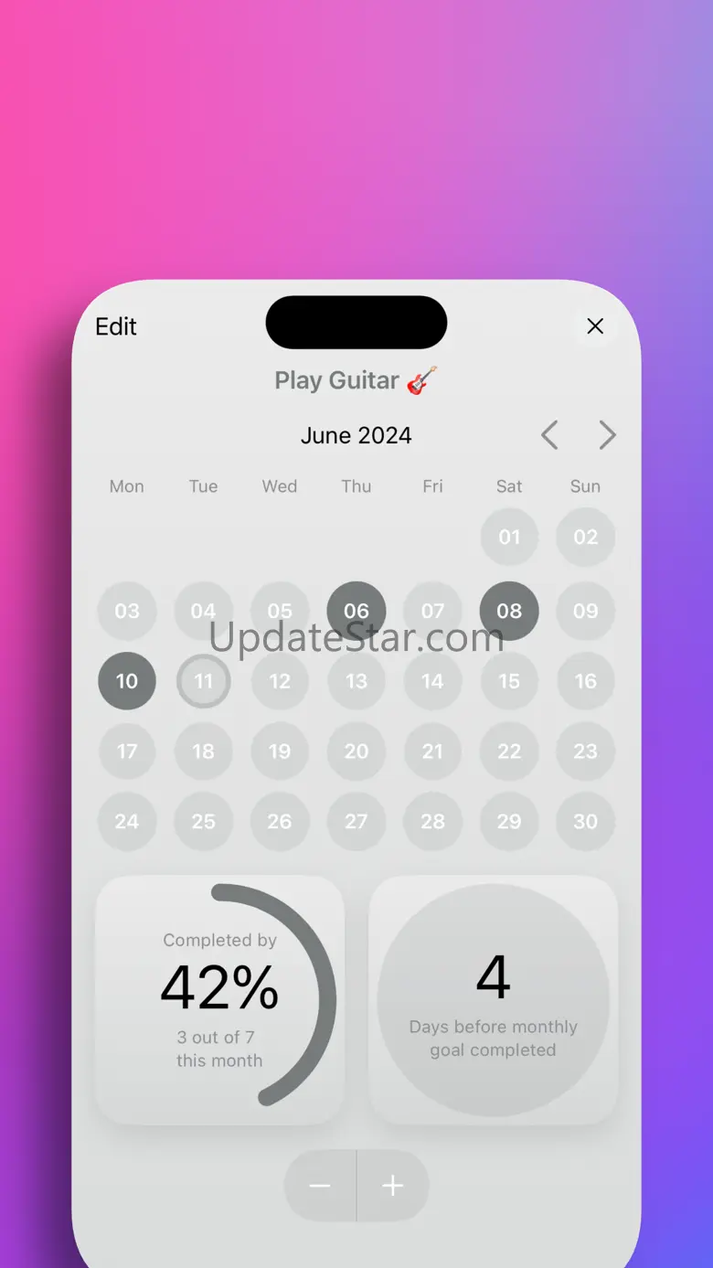 Goal: Habits & Goals 6.1.0
